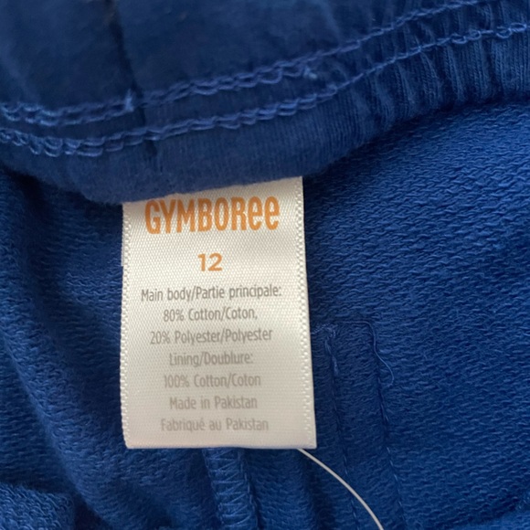 Boys Gymboree Sz 12 Royal Blue Jersey Cargo Shorts NWT - Picture 4 of 6